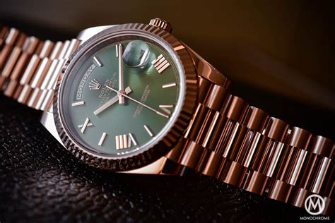 rolex day-date 60th anniversary review|rolex day date green dial review.